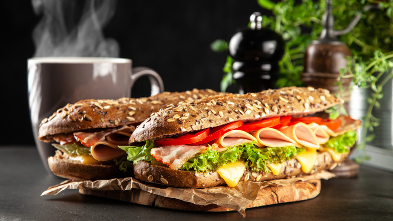 A BLT sandwich