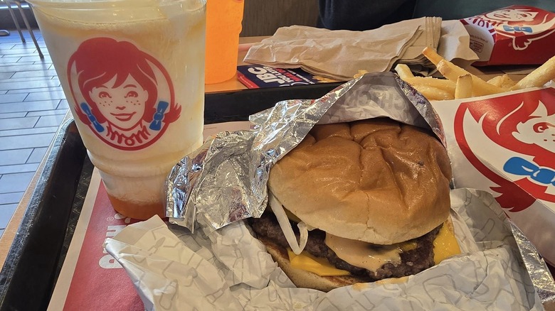 Pineapple Under the Sea Frosty and meal at Wendy's