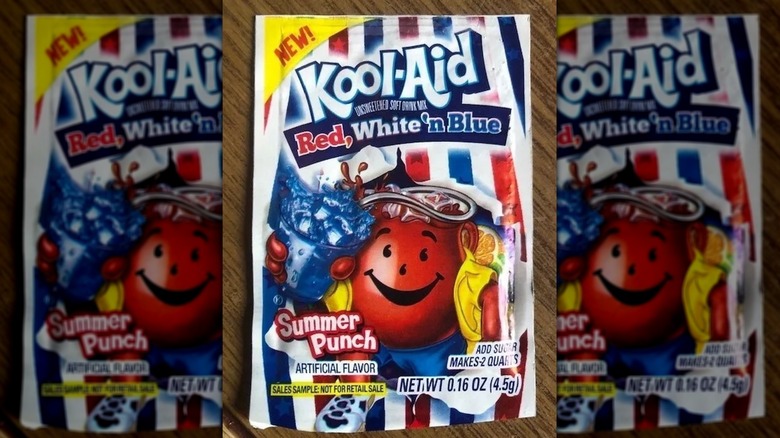 Kool-Aid Red, White 'n Blue packet