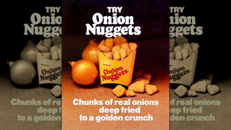 Ad for McDonald's Onion Nuggets