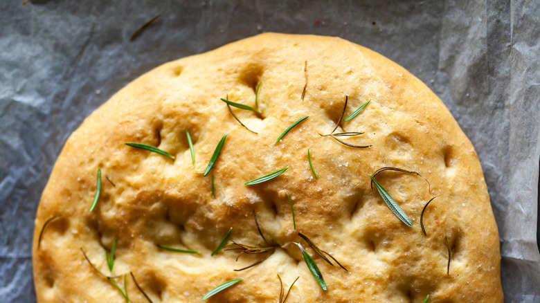 Focaccia Bread with rosemary