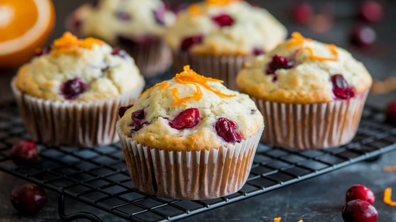 cranberry orange muffin