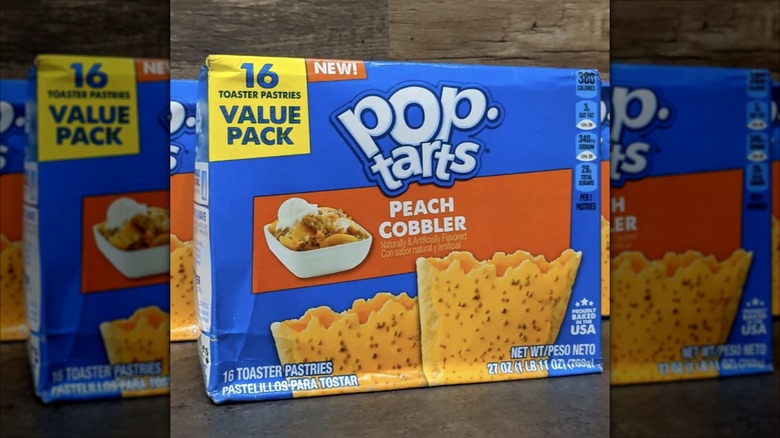 Box of Peach Cobbler Pop-Tarts