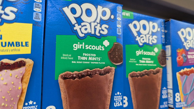 Thin Mint flavored pop tarts