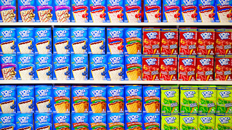 A wall of Pop-Tart flavors