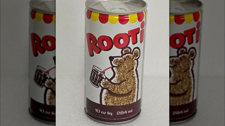 can of Rooti root beer