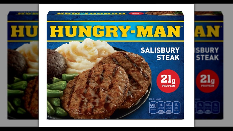 Hungry-Man Salisbury steak frozen meal