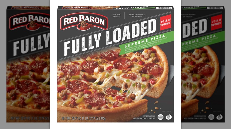 Red Baron fully loaded supreme pizza