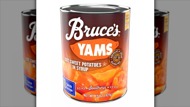 can of Bruce's Yams