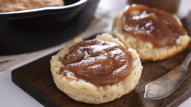 biscuits with apple butter