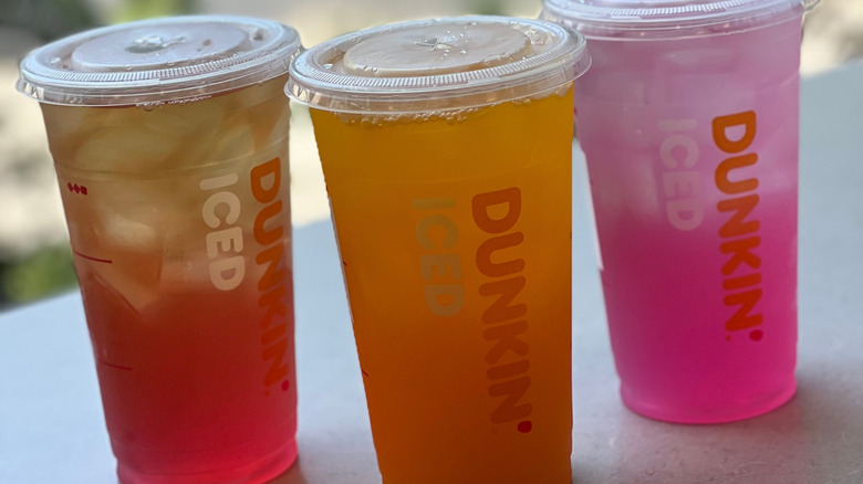 Three Dunkin' Refreshers