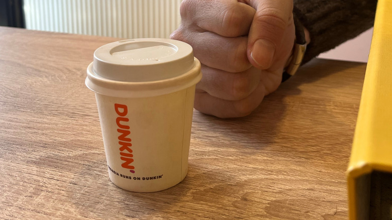 Dunkin' espresso cup