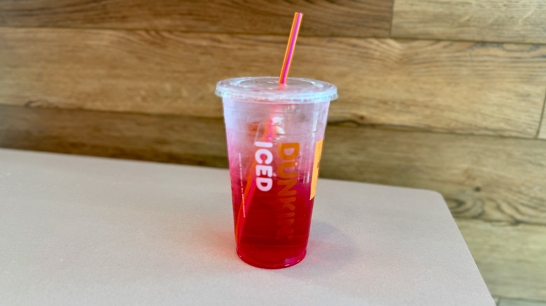 Blush Spritz Refresher on a table