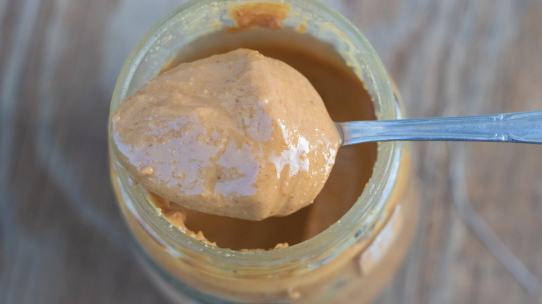 A spoonful of peanut butter