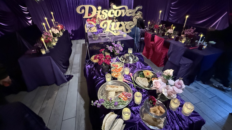 A fancy display of Luxe Taco Bell menu items