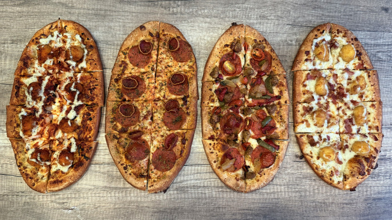 collection of Pizza Hut's Crafted Flatzz