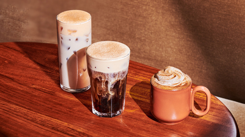 Starbucks' pumpkin spice lattes and cold brew