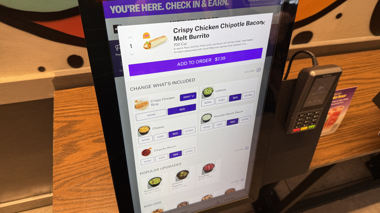 Ingredients of the Taste test: Taco Bell's Crispy Chicken Chipotle Bacon Melt Burrito