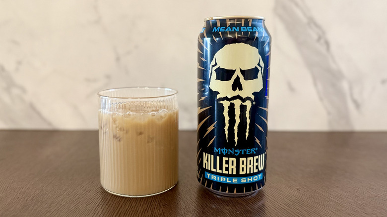 Killer Bean Mean Bean can and poured in glass