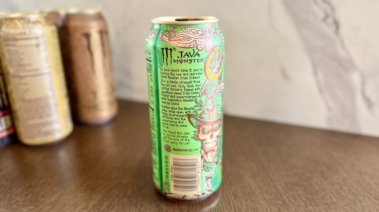 Irish Creme Java Monster description on the can