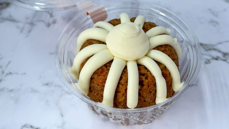 a Carrot bundt cake from Nothing Bundt Cakes
