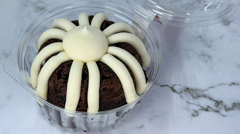 a Chocolate Chocolate Chip bundt cake from Nothing Bundt Cakes