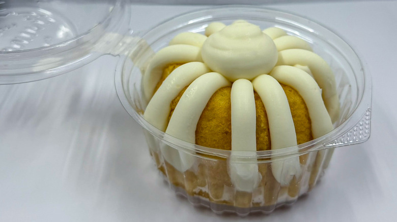 a Classic Vanilla bundt cake from Nothing Bundt Cakes