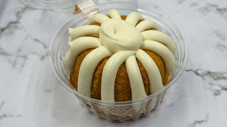 a Lemon bundt cake from Nothing Bundt Cakes