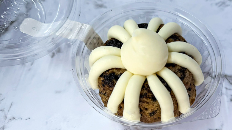 an Oreo Cookies & Cream bundt cake from Nothing Bundt Cakes
