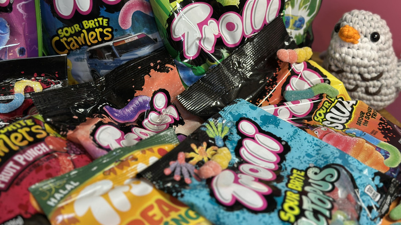Pile of Trolli products in one shot