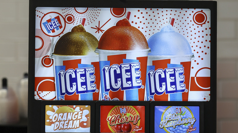 An Icee machine