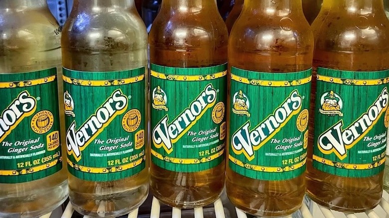 Bottles of Vernors ginger ale