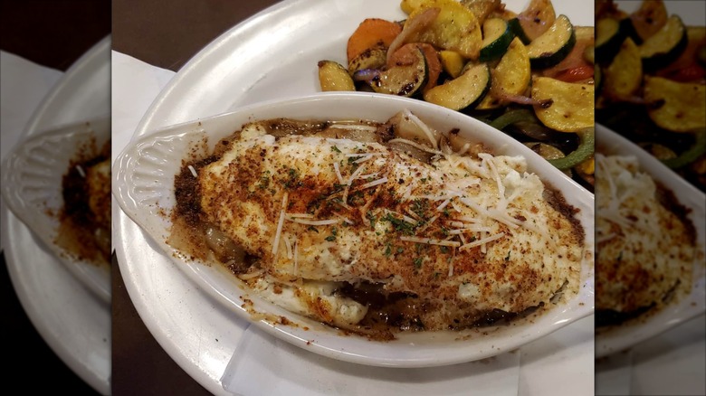 Halibut Olympia casserole