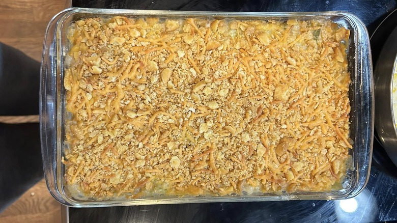 Dillard House style cabbage casserole