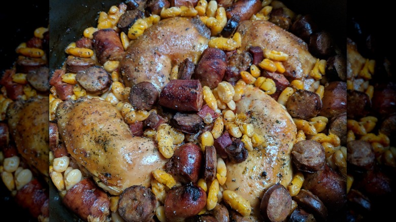 Chicken and white bean cassoulet