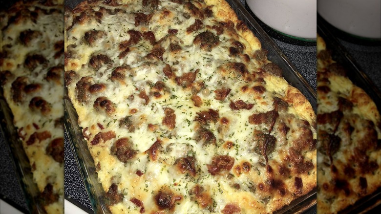 Sausage and egg cheese casserole