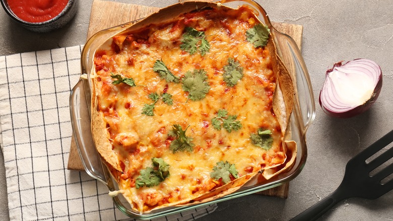 Enchilada casserole
