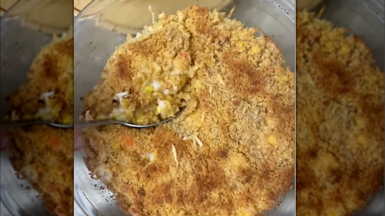 Crab and corn casserole