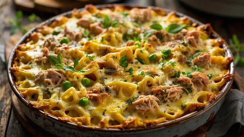 Tuna noodle casserole