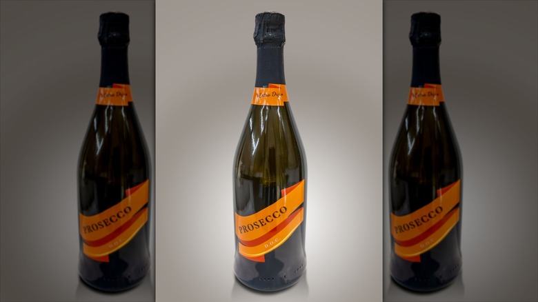 Bottle of prosecco