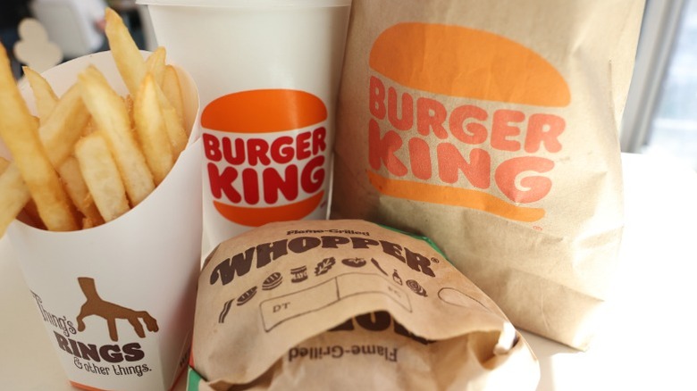 A meal from Burger King.