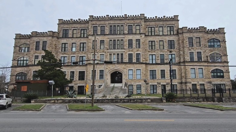 The exterior of the former Sacred Heart Hospital.