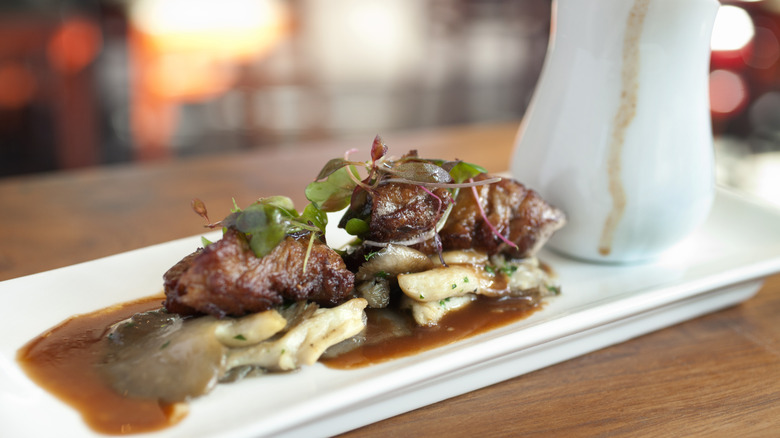 Sweetbreads in sauce