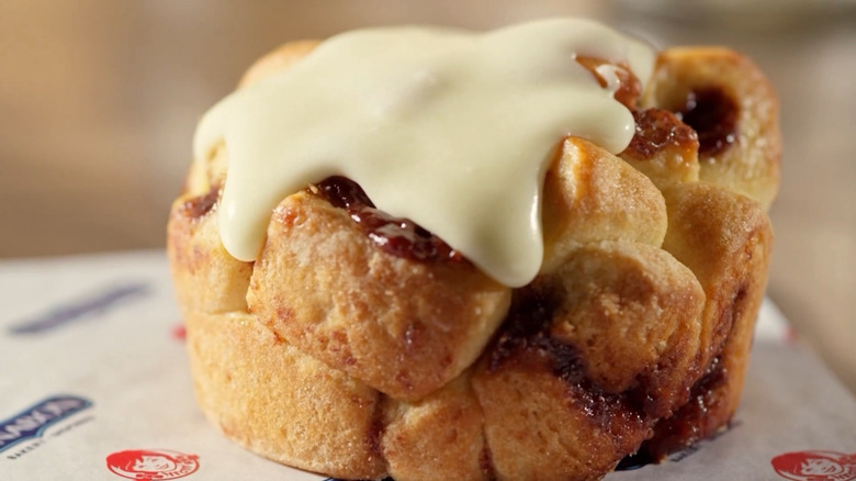 Wendy's Cinnabon Pull-Apart on the company's tissue paper
