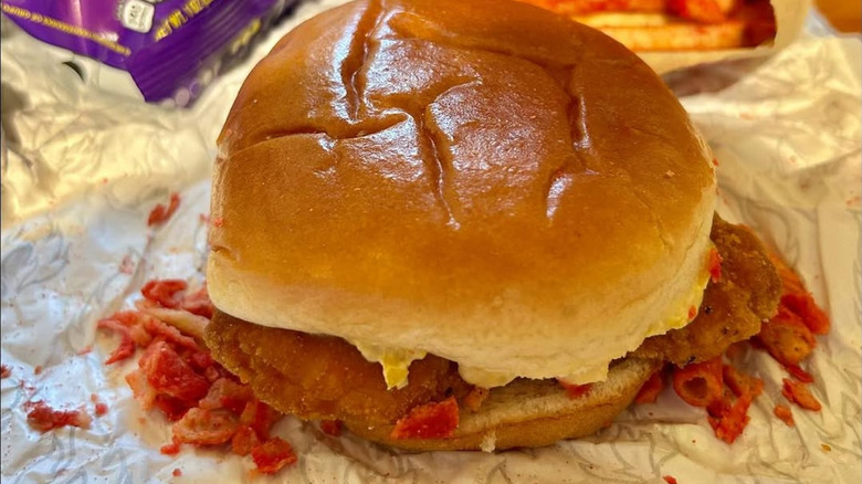Wendy's Takis Fuego Chicken Sandwich