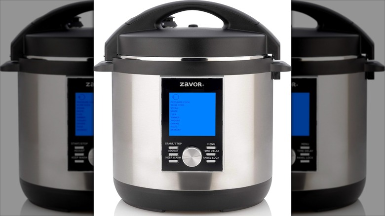 The Zavor LUX LCD 6-Quart Multi-Cooker on white background