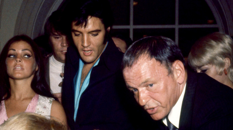 Elvis Presley and Frank Sinatra