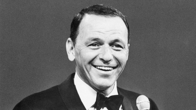 Frank Sinatra smiling