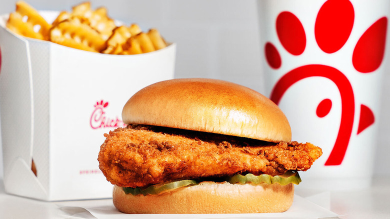 The chicken sandwich from Chick-fil-A