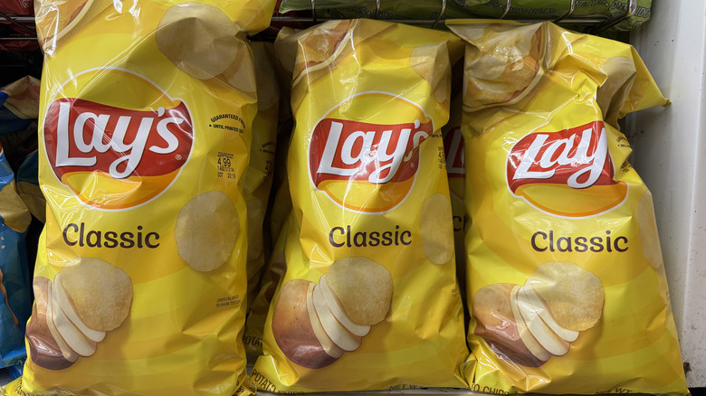 Bags of classic Lay's